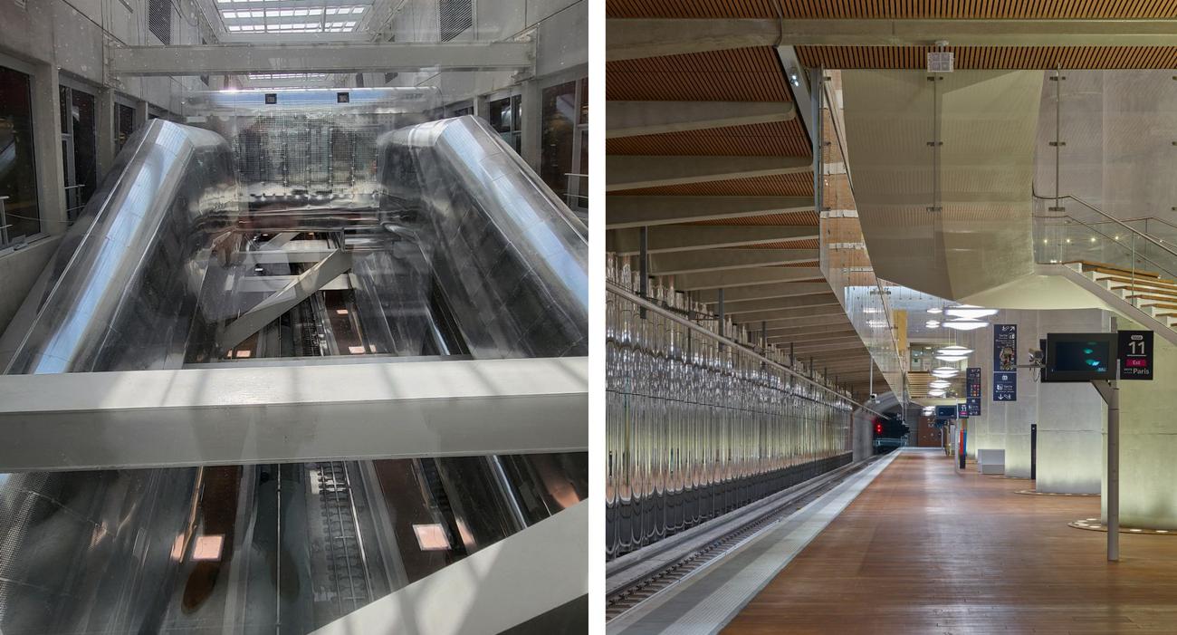 Check out the two new RER metro stations